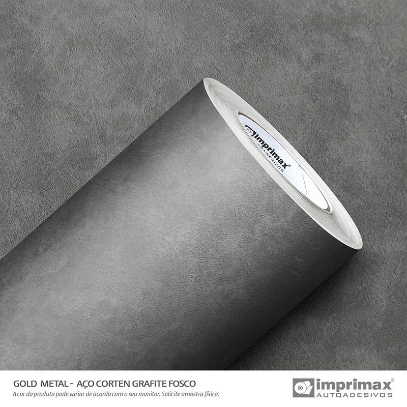 VINIL GOLD METAL AÇO CORTEN GRAFITE FOSCO