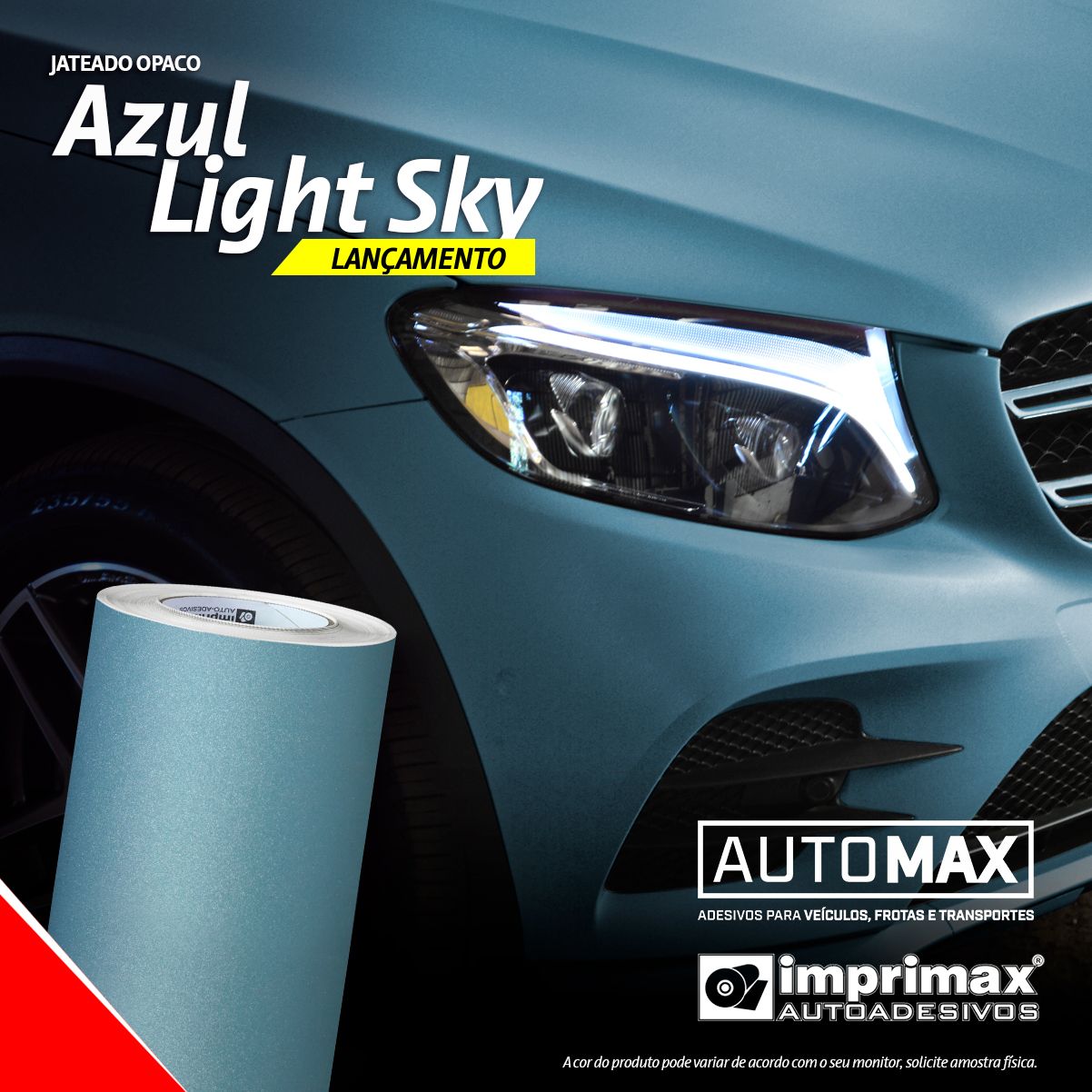 VINIL GOLD MAX JATEADO OPACO AZUL LIGHT SKY