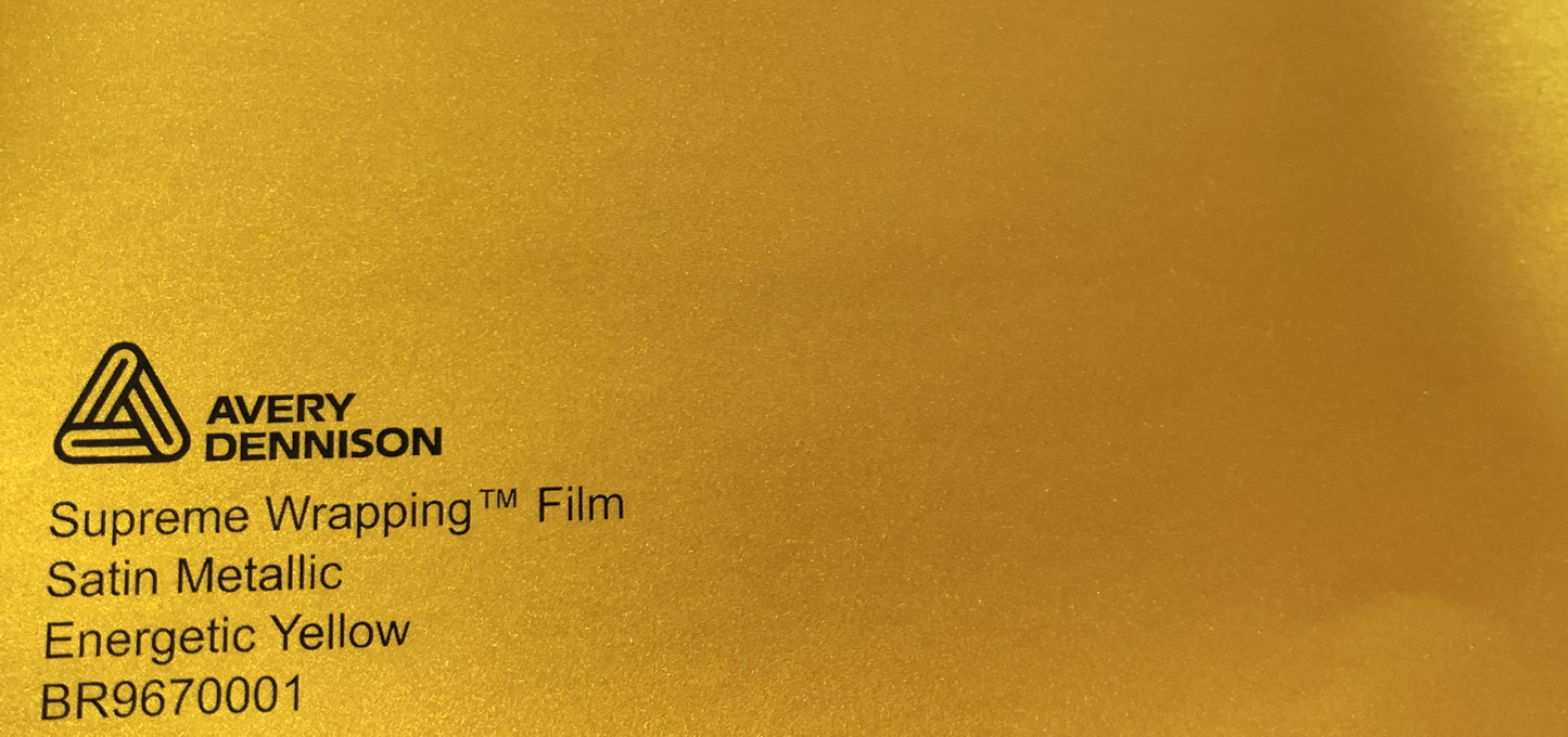 SWF Satin Metallic Energetic Yellow (1m)