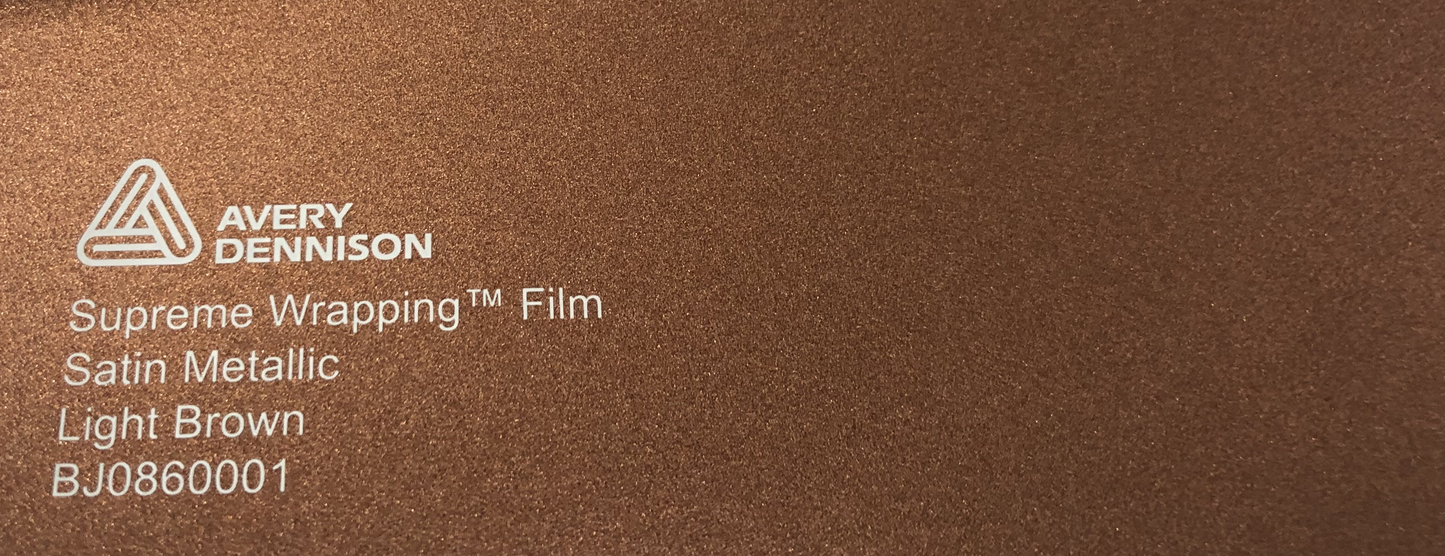 SWF Satin Metallic Light Brown (1m)