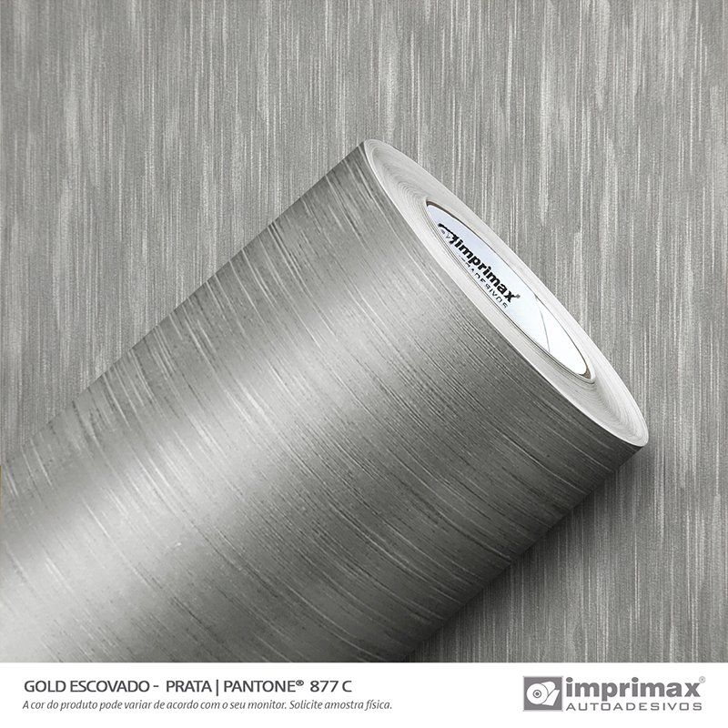 VINIL GOLD ESCOVADO BRILHO PRATA