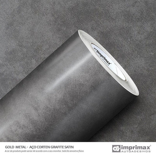 VINIL GOLD METAL AÇO CORTEN GRAFITE SATIN