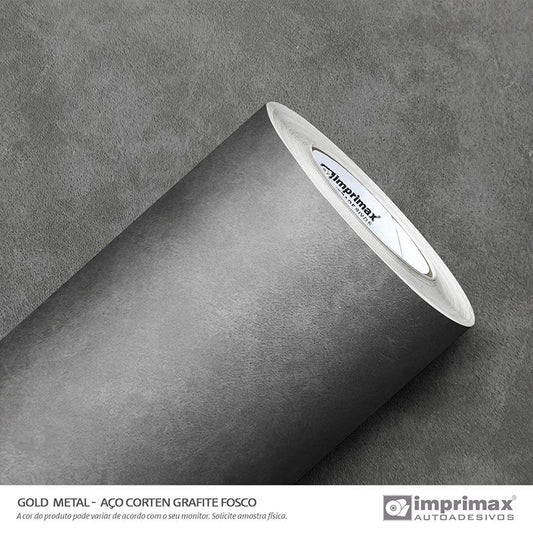 VINIL GOLD METAL AÇO CORTEN GRAFITE FOSCO