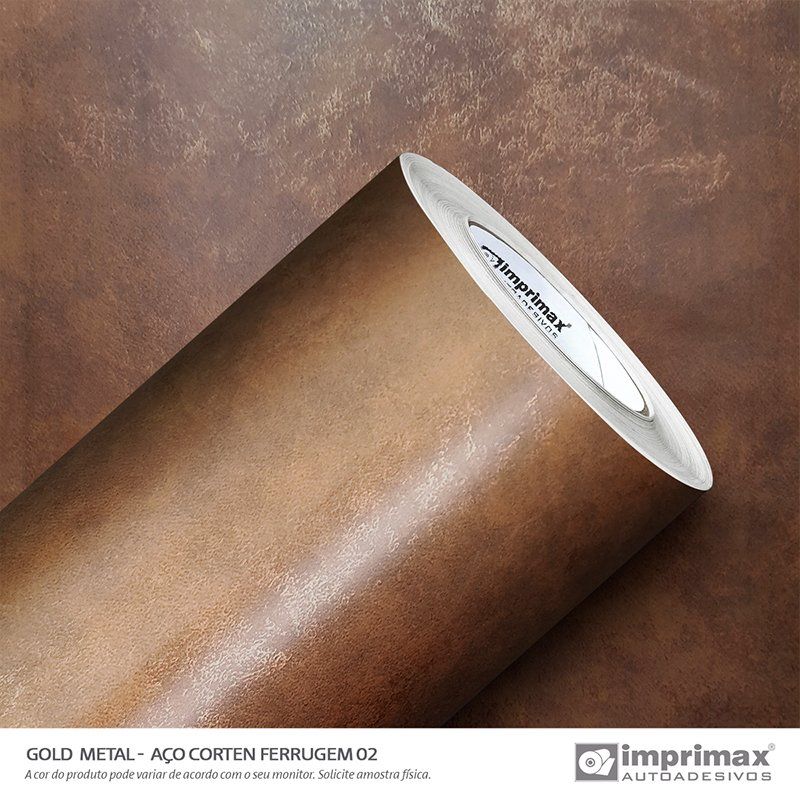 VINIL GOLD METAL AÇO CORTEN FERRUGEM 02