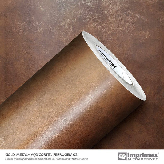 VINIL GOLD METAL AÇO CORTEN FERRUGEM 02