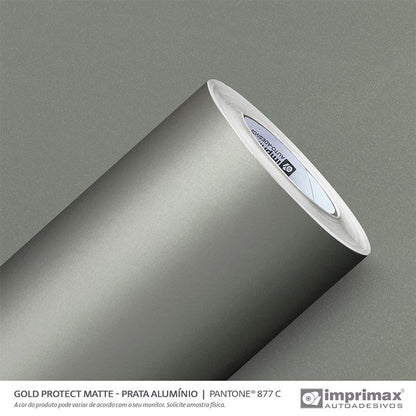 VINIL PROTECT MATTE PRATA ALUMINIO / BUBBLE FREE