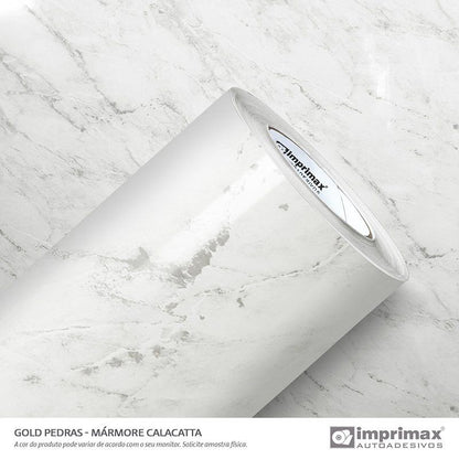 VINIL GOLD PEDRAS MARMORE CALACATTA