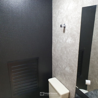 VINIL GOLD COUROS CROCO PRETO