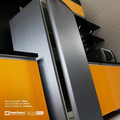 VINIL GOLD ESCOVADO BRILHO PRATA