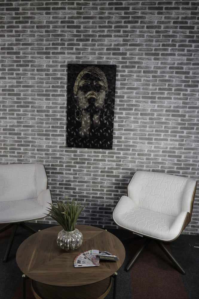 VINIL GOLD PEDRAS TIJOLO CINZA 1802