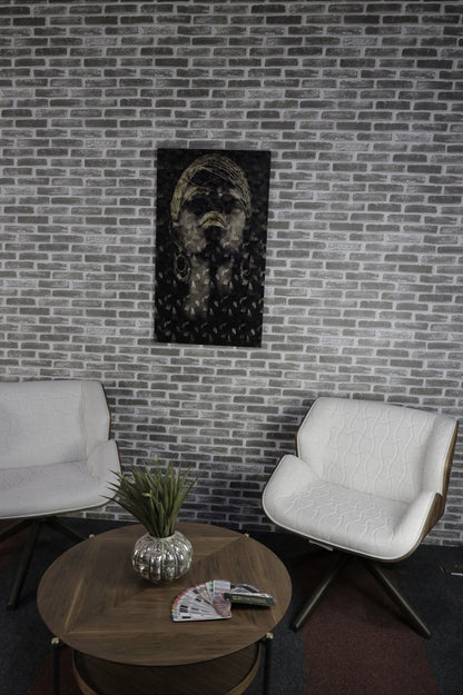 VINIL GOLD PEDRAS TIJOLO CINZA 1802