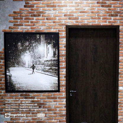 VINIL GOLD PEDRAS TIJOLO VERMELHO 1801