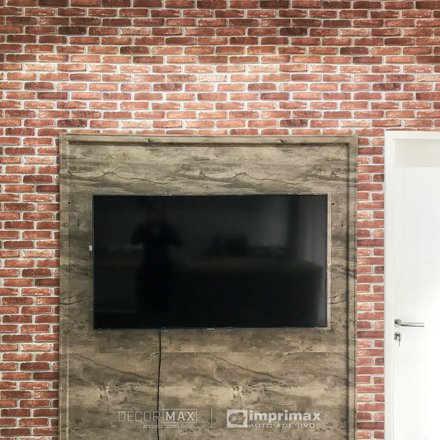 VINIL GOLD PEDRAS TIJOLO VERMELHO 1801