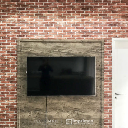 VINIL GOLD PEDRAS TIJOLO VERMELHO 1801