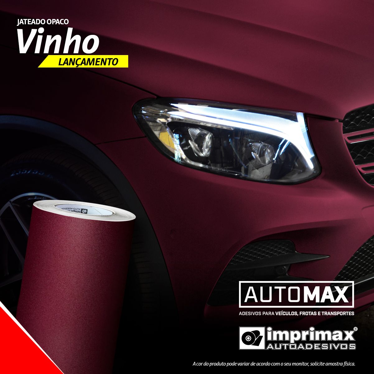 VINIL GOLD MAX JATEADO OPACO VINHO