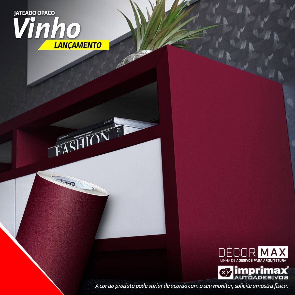 VINIL GOLD MAX JATEADO OPACO VINHO