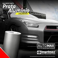 VINIL PROTECT MATTE PRATA ALUMINIO / BUBBLE FREE